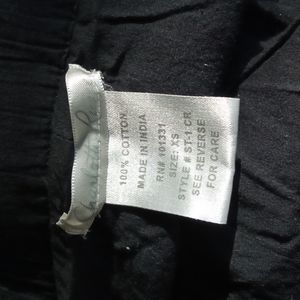 Charlotte Russe, XS, black tier boho skirt w/ knit trim